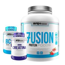 Kit Whey Fusion Protein 2Kg+ Bcaa 100G+ Creatina 100G