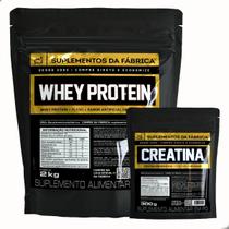 Kit Whey ISO Blend 2Kg + Creatina 300g Suplemento da Fabrica Kit Whey ISO Blend 2Kg + Creatina 300g Suplemento da Fabrica