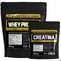 Kit Whey ISO Blend 2Kg + Creatina 500g Suplemento da Fabrica Kit Whey ISO Blend 2Kg + Creatina 500g Suplemento da Fabrica