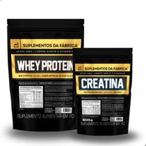 Kit Whey ISO Blend 2Kg + Creatina 600g Suplemento da Fabrica