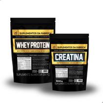 Kit Whey ISO Blend 900g +Creatina 500g Suplemento da Fabrica Kit Whey ISO Blend 900g +Creatina 500g Suplemento da Fabrica