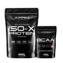Kit Whey ISO-X - 900g + Bcaa Drink - 100g - Xpro Nutrition