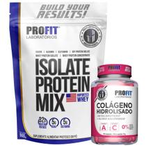 Kit Whey Isolate 900g + Colágeno Hidrolisado 150 Cápsulas - Profit Kit Whey Isolate 900g + Colágeno Hidrolisado 150 Cápsulas - Profit