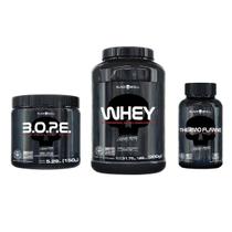 Kit whey + pré-treino bope + termogênico Kit whey + pré-treino bope + termogênico