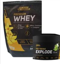 KIT Whey Premium BLACK500g + EXPLODE 150G-THUNDER KIT Whey Premium BLACK500g + EXPLODE 150G-THUNDER