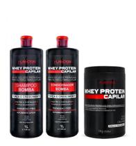 Kit Whey Protein 1L + Máscara Whey Protein 1Kg Plancton