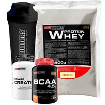 Kit Whey Protein 500G+ Bcaa 4,5 100G+ Power Creatine 100G Kit Whey Protein 500G+ Bcaa 4,5 100G+ Power Creatine 100G