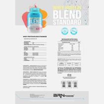 Kit Whey Protein Blend 900g + Glutamina 300g + Bcaa 100g Tangerina - BRN FOODS