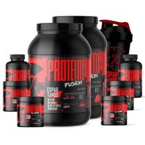 Kit Whey Protein Complex Blend + Bcaa + Creatina + Shaker