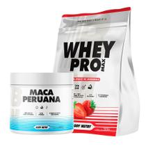 Kit Whey Protein Composto Natural Energia e Disposição 900g 300g Body Nutry