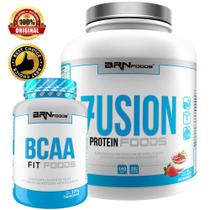 Kit Whey Protein Fusion 2Kg+ Bcaa 100G