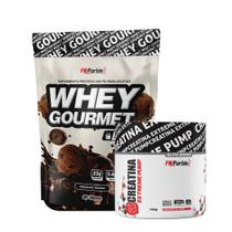 Kit Whey Protein Gourmet Refil 907g + Creatina Extreme Pump Elite Series 150g - FN Forbis Nutrition