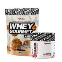 Kit Whey Protein Gourmet Refil 907g + Creatina Extreme Pump Elite Series 150g - FN Forbis Nutrition