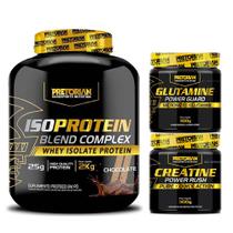 Kit Whey Protein Iso 2kg + Glutamina 300g + Creatina 300g - Pretorian