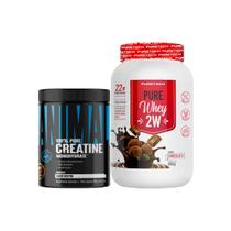 Kit Whey Protein Isolado 900g Puretech + Creatina 100% Monohidratada 200g Universal Kit Whey Protein Isolado 900g Puretech + Creatina 100% Monohidratada 200g Universal