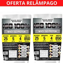 Kit Whey Protein Isolado Zero Açucar Zero Gluten 4kg