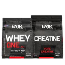 Kit Whey Protein One 900g + Creatina Pura 100% Refil 1kg Dark Lab