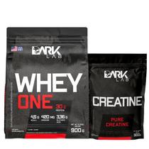 Kit Whey Protein One Refil 900g + Creatina Pura 500g Dark Lab Kit Whey Protein One Refil 900g + Creatina Pura 500g Dark Lab