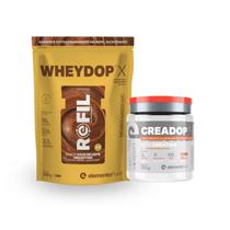 Kit Whey Protein Refil Wheydop X Doce de Leite 900g + Creadop Sport - 300g