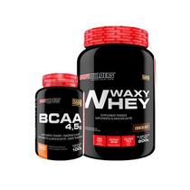 Kit Whey Protein Waxy Whey 900G Chocolate + Bcaa 100G