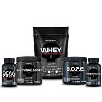 Kit whey + termo + pré-treino + gluta + bcaa (bau e lim) Kit whey + termo + pré-treino + gluta + bcaa (bau e lim)