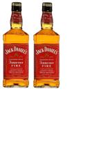 KIt Whiskey Jack Daniel's Fire Tennessee 1000ml 2 unidades