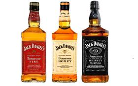 Kit Whiskey Jack Daniel's Old N.7 + Honey + Fire 1000ml cada
