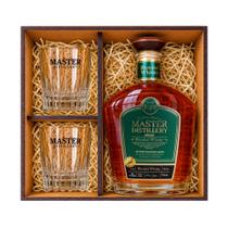 Kit Whisky Blended + 2 Copos Vegas 290ml +caixa Presenteável