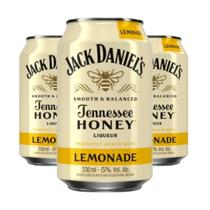 Kit Whisky Jack Daniel's Tennessee Honey Lemonade 330ml 3un