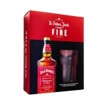 Kit Whisky Jack Daniels Fire 1L Com Copo