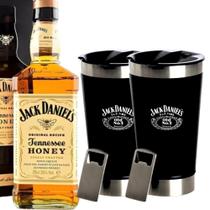 Kit Whisky Jack Daniels Honey com 2 copos térmicos Edição Limitada - JACK DANIEL'S