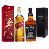 Kit Whisky Jhonnie Walker Red Label 1L + Jack Daniel'S 1L