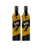 Kit Whisky Johnnie Walker Black Label 12 anos 1L 2uni