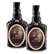 Kit Whisky Old Parr 18 anos 750ml com 2 unidades