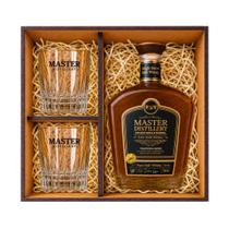 Kit Whisky Single Barrel + 2 Copos Vegas+ Caixa Presenteável