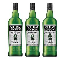 Kit Whisky William Lawson's Blended Scotch 1L 3uni