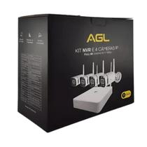 Kit Wi-Fi 1080P 4 Câmeras e HVR AGL 1204