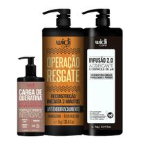 Kit Widi Acidificante Queratina Operação Resgate