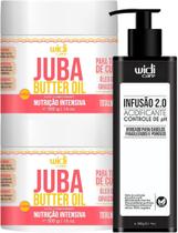 Kit Widi Care 2 Butter Oil Manteiga Juba + Acidificante 300g