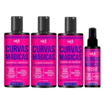 Kit Widi Care Curvas Magicas Shampoo + Cond + Creme + Nevoa