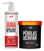 Kit Widi Care Encaracolando Juba + Máscara Pérolas De Caviar