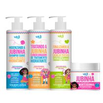 Kit Widi Care Infantil Jubinha Shampoo, Condicionador, Creme Levinho, Manteiguinha