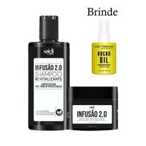 Kit Widi Care Infusão 2.0 Shampoo, Máscara + Argan Oil 7ml