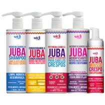 Kit Widi Care Juba Completo Tratamento Cabelo Crespo 5 Produtos Com Acidificante Anti Porosidade