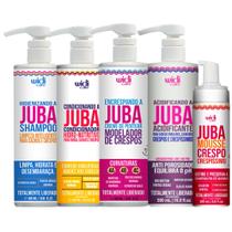 Kit Widi Care Juba Completo Tratamento Cabelo Crespo 5 Produtos Com Acidificante Anti Porosidade