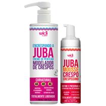 Kit Widi Care Juba Creme De Pentear Encrespando + Mousse Definição Capilar Cabelo Crespo Vegano