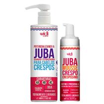 Kit Widi Care Juba Creme De Pentear Potencializando + Mousse Definição Capilar Cabelo Crespo Vegano