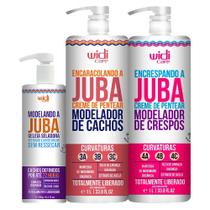 Kit Widi Care Juba Encaracolando 1L, Encrespando 1L, Geleia Kit Widi Care Juba Encaracolando 1L, Encrespando 1L, Geleia