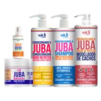 Kit Widi Care Juba Encaracolando, Shampoo, Condicionador, Máscara e Blend