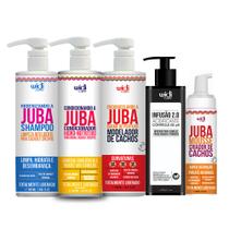 Kit Widi Care Juba Encaracolando Shampoo Condicionador Mousse Acidificante Infusão 2.0